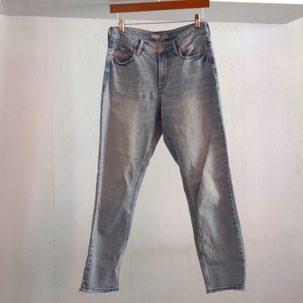 Old Navy power slim straight high rise jeans